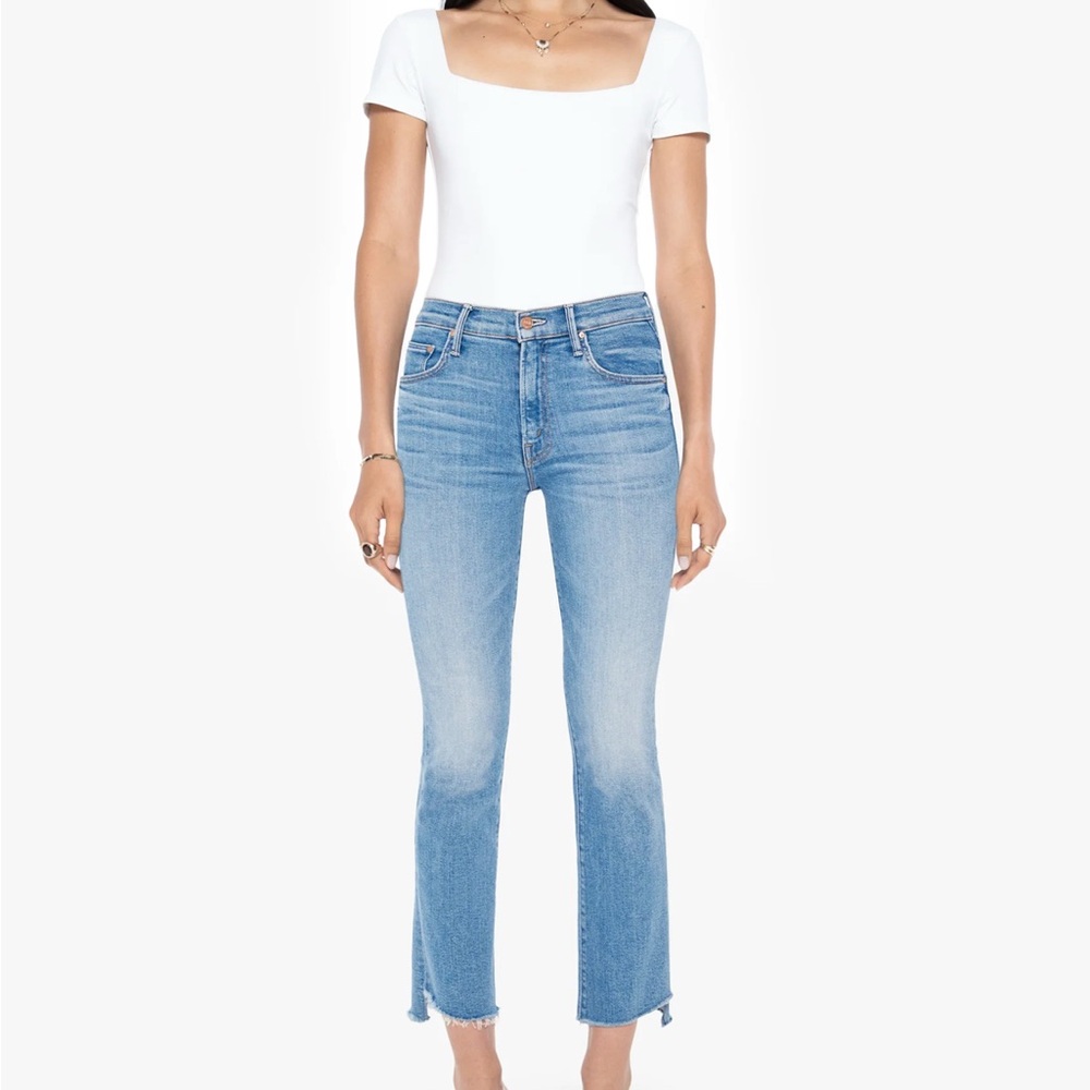 MOTHER Insider Crop Step Fray Jeans 30 READ DESCRIPTION